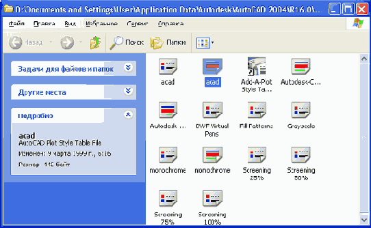 Стили печати